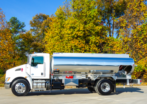 home heating oil delivery truck